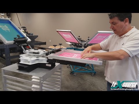Screen Printing on a Budget - Vastex V-100 Expandable Press