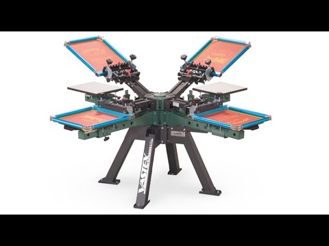 Vastex V2000 Screen Printing Press Overview with Douglas Grigar