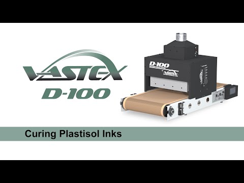Curing Plastisol Ink with the Vastex D-100