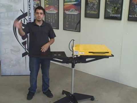 Vastex all new Rotary Table. Cure screen printed t-shirts affordably!