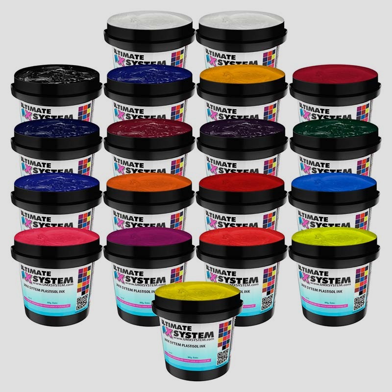 Siebdruckfarben  Plastisol- & Wasserbasierte Farben