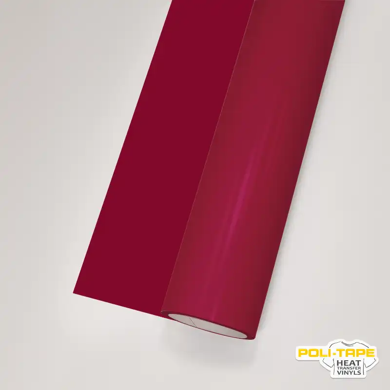 Premium Flex Plotterfolie DIN A4 – Bügelfolie Für Textilien, Farbe Bordeaux, Elastisch & Waschbeständig
